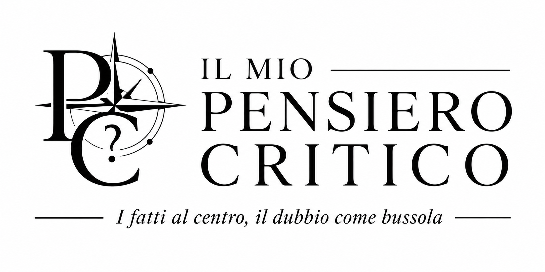 Logo Il Mio Pensiero Critico — I fatti al centro, il dubbio come bussola